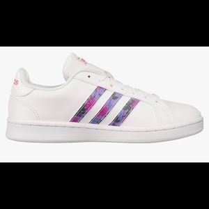 NWT Adidas Women's Grand Court Sneaker, Floral, limited edition multi sizes